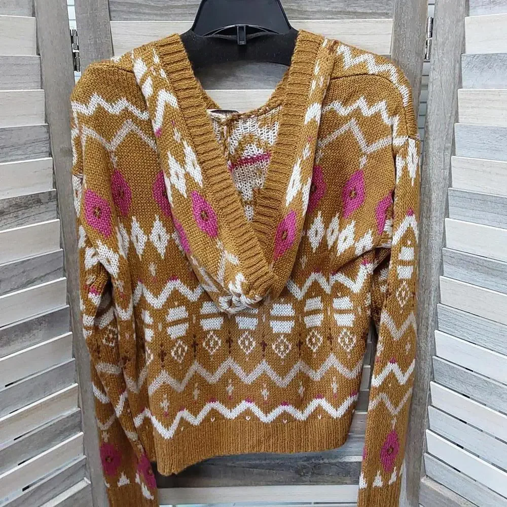 Girls' Hoodie Pullover Sweater | Colorful Planet | Large (14)